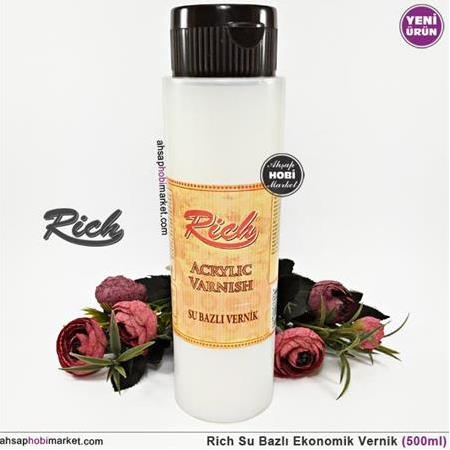 Rich Su Bazlı Ekonomik Vernik - 500ml