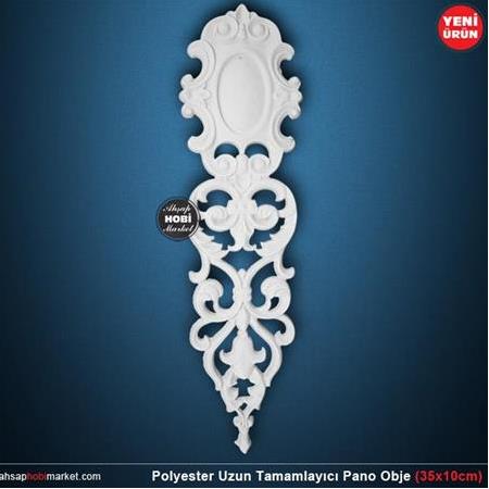 Polyester Uzun Tamamlayıcı Pano Obje (35x10cm) TO02
